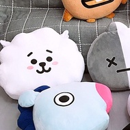 (DIRECT FROM JAPAN) THE CHRESTENSENS: BTS BT21 RJ BIG HEAD PILLOW PLUSH TOY WITH FREEBIE