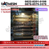 Oven Gas Pemanggang Ayam Bebek Getra Hgj-6P 6 Rak Putar Rotisseries