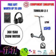 ♕ Tomoloo L1-1 ♕ UL2272 Certified ♕ Electric Scooter ♕ LTA Compliance ♕ E Scooter ♕ Ready Stock ♕