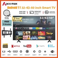 Aace(Ea~MAX!Vi;Smart`J&TV`F&LED`y&TV`V&32/43`k&inch`Y&FHD 1080P Slim Flat-Screen Android 11.0 Smart