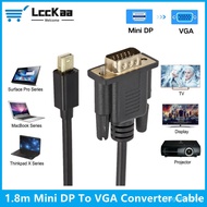 Mini DisplayPort Display Port VGA cable Mini DP To VGA Cable Adapter 1.8M Male to Male Monitor For  Air Pro L.enovo PC