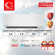 [SAVE 4.0] ACSON REINO INVERTER 4/5 STAR Air Cond Inverter R32 A3WMY10BNF 1.0HP A3WMY15BNF 1.5HP A3WMY20BNF 2.0HP A3WMY25BNF 2.5HP + My ECO