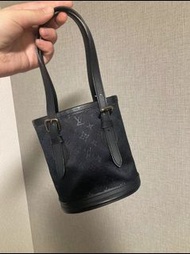 LV mini vintage 水桶袋 絲綢 千禧年限量款