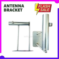 TV Outdoor Metal Steel TV Antenna Bracket Aerial Bracket Flag Holder Tapak Batang Tiang Antena Besi 