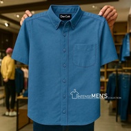 Plain(No logo)Kemeja Lelaki Lengen pendek Premium Cotton Smart Office & Casual Wear