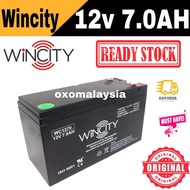 WINCITY 12V 7.0ah Rechargeable Sealed Lead Acid Battery Autogate UPS CCTV