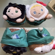 進擊的巨人 艾爾文 團長 Erwin 兵長 Levi 里維 Sanrio 趴趴 公仔 tsum