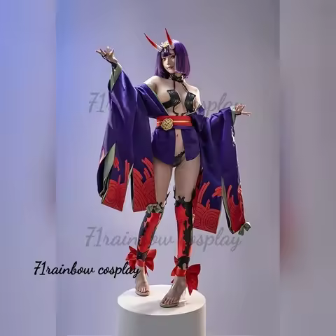 FGO Shuten-douji Cosplay Costume Female Halloween Outfits Dress Game Costumes Cosplay