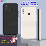 Huawei Nova 3 / 3I / 3E / P20 Lite / 4E / P30 Lite / Y6 2019 TPU Case With Square Bezel Protects The camera, Free sticker