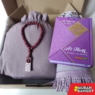 Ramadhan Special- 3 in 1 Premium Al-Quran Prayer Mat For Girls| Birthday Hampers| Graduation Gift| Wedding Gift | A Set Of Prayer Tools