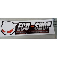 STICKER ECU SHOP waterproof