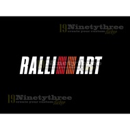 ralli art cutting car sticker