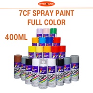 7CF Spray Paint Mix Color Matt Black White Lacquer Grey Silver Blue Red Yellow