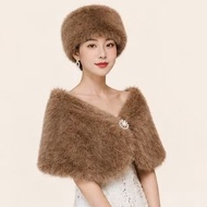 3-in-1 Premium Winter Fur Set – Fur Hat, Bolero, & Leg Warmer