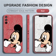For Realme GT 5G GT Neo2 GT 2 Pro 5G GT Master Cute Funny Mickey Mouse Pattern Side Design Liquid Silicone Casing Full Cover Camera Shockproof Protection Phone Case