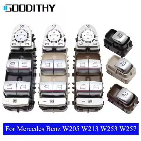 Power Master Window Control Switch Button For Mercedes BENZ C E GLC CLS W205 W253 W213 W257 C200 C20