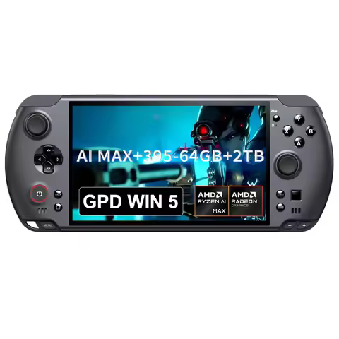 GPD Win5 7" 120Hz 1080P LTPS Screen Handheld Gaming Console AMD395 M.2 2280 SSD Windows11 RGB Ergono