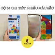 Educational toys: Magnetic Tiles Magnetic puzzle set – Creative STEM, 36-42 pieces, 3ages+, No. A053