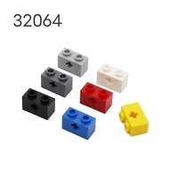 MOC 32064 Small Particle Building Blocks Technology Parts 1x2 with Cross Shaft Hole Brick