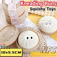 NFS Squishy Bun Siopao Toy Simulation Buns Toys Squeeze Ball Fidget Toys Kids Stress Reliever Toys