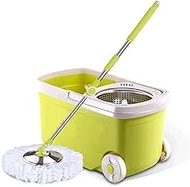 Mop - Spin Mop Bucket With Stainless Steel Spin Dry Basket Telescopic Handle Pole, Spinning Mop Bucket Kit Anniversary