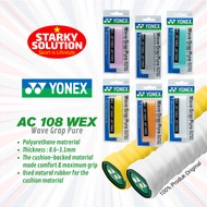 YONEX AC 108 WEX Grip Tennis Racket Rubber Grip Badminton Pickleball Badminton Tennis AC108 Original