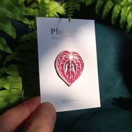 紅水晶花燭-金屬-強磁吸鐵-徽章