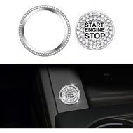 1797 Start Button Cover for Audi Accessories Bling Q5 A4 A5 A6 A7 S4 S5 S6 S7 S8 Car Engine Ring Sti