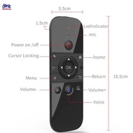 XOITOP Sensitive M8 Air Mouse Voice Remote Control 2.4G Wireless Mini Keyboard for Android TV Box X9