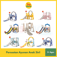 ToysZoona / Perosotan Ayunan Ring Basket 3in1 / Mainan anak perosotan 3in1