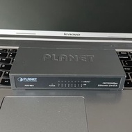 網絡 交換器 8口 Planet network switch 100Mbps 8  ports 金屬外殼