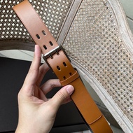 G4RV B-VV Men's Belt Belt Double-Sided First Layer Calfskin Braided Belt Home Double Hole Position 3