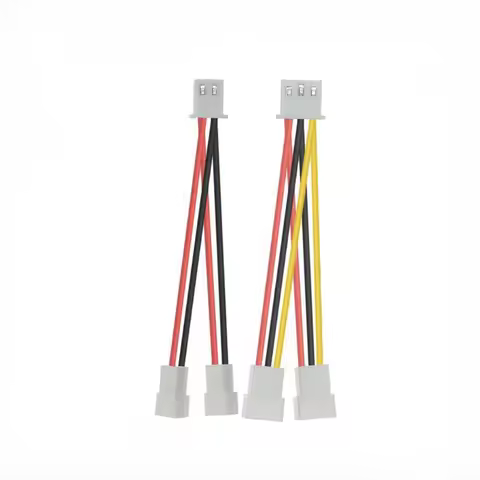 XH2.54 1 To 2 Way Mini Fan Cable GPU 2/3/4/5/6Pin CPU PWM Fan Connector Cable Lead Y Splitter Split 