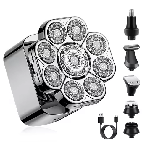 NEW Resuxi LK-9188 Men's Multi Functional Electric Shaver Full Body Wash 9D Electric Shaver