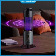 Insect Fly Trap with LED Light Timing Electric Mosquito Swatter Electric Fly Zapper USB Rechargeable