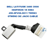 DELL LATITUDE 3400 3500 INSPIRON 15 5584 450.0FV06.0011 TM5N3 0TM5N3 DC JACK CABLE
