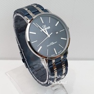 Jam Tangan Pria Mirage 8734 Biru List Silver