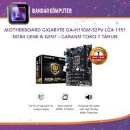 GIGABYTE MOTHERBOARD GA-H110M-S2PV LGA 1151 DDR4 GEN6 & GEN7 - 1 YEAR STORE WARRANTY