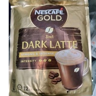 Nescafe gold 3in1 Dark Latte Malaysia