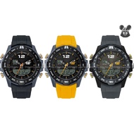 Caterpillar CAT Watches MH-155 MH-165 Men's Analog Digital Watch HORIZON 45mm Silicone Strap *Origin