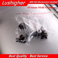 18valuesX10pcs=180pcs C1815 2N2222 S9012 S9013 S9014 A1015 S8050 S8550 TO-92 Transistor Component As
