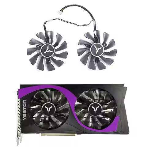 New 85MM 4PIN RTX 2060 GPU fan for Yeston GTX1660 1660TI 160S RTX2060 God of Earth graphics card coo