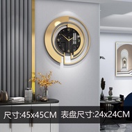 Nordic Luxury Wall Clock Modern Slient Quartz Wall Clock Living Room Decoration Clock Creative Art C