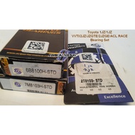 Toyota 1JZ / 1JZ VVTI / 2JZ / JZGTE / 2JZGE /ACL RACE Bearing Set Standard Size