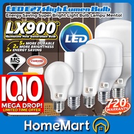 【SIRIM】 LED Bulb E27 Mentol LED Rumah White/Warm Light Bulb Lampu 2700k / 6500k 5W 7W 9W 10W 12W 15W