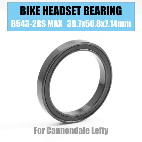 B543-2RS MAX Bearing 39.7*50.8*7.14 mm 1PC For Cannondale Lefty Full Balls Bicycle Headset B543 3975