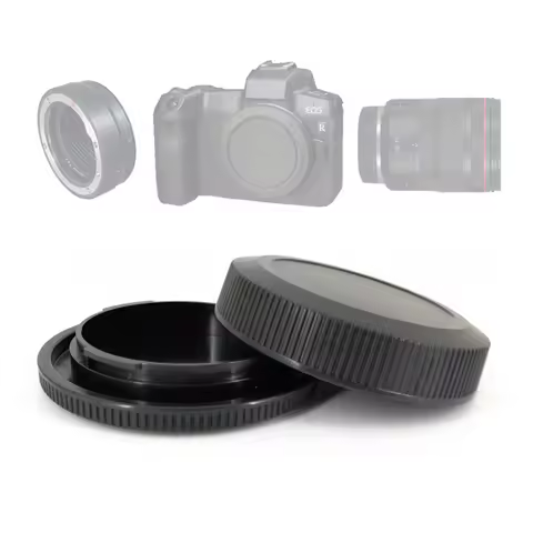 Camera Front Body Cap+Camera Lenses Rear Lens Cover for Nikon Z Camera Nikon F Canon EF Canon RF Son