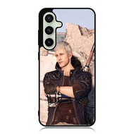 New Case Samsung A56 A55 A54 A53 A52 A51 A50 A20 A30 TPU Rubber Custom NERO DEVIL May Cry Figure