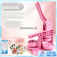 Button Badge Maker Machine  DIY Pin Button Press 58mm Mold DIY Button Maker Kit with Badge Parts/Pic
