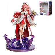 Genshin Impact Yae Miko Anime Figure,Anime Character Environmental PVC Collection Statue Doll Decora